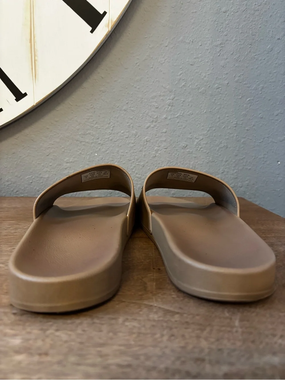 Balenciaga Taupe Pool Slide Sandals Men 10